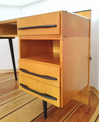 Czechoslovakian Desk by M. Pozar for Up Závody, 1960s, Set of 2-DHD-2033639