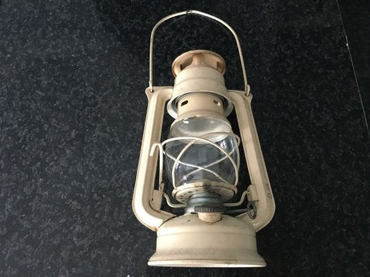 Czechoslovakian Electrified Metal Meva Oil Lamp / Lantern-WQQ-894330