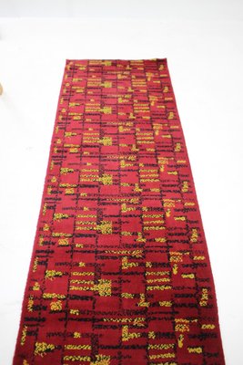 Czechoslovakian Geometric Abstract Wool Bouclé Carpet, 1950s-TZ-1257667