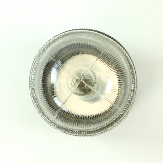 Czechoslovakian Industrial Ceiling Light in Bakelite and Heavy Glass from Elektrosvit, 1950s