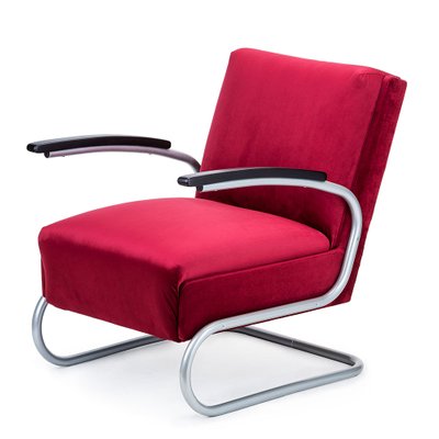 Czechoslovakian Model S411 Armchair from Mücke Melder, 1940s-DHD-734300