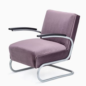 Czechoslovakian Model S411 Armchair from Mücke Melder, 1940s-DHD-734311