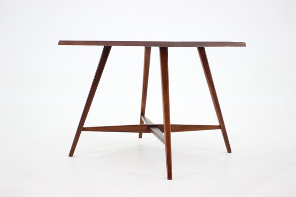 Czechoslovakian Oak Coffee Table, 1960s-TZ-1342482