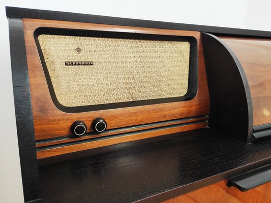 Czechoslovakian Radio & Turntable, 1960s-DHD-861788