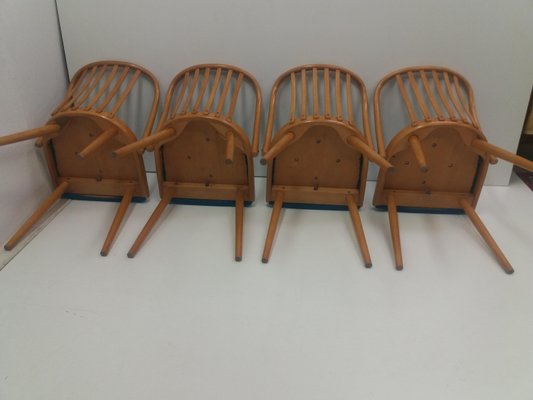 Czechoslovakian Retro Chairs by Antonín Šuman for Ton, 1960s, Set of 4-TZ-955573