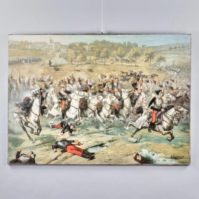 D.Koshutin, The Cuirassier Attack, 1902, Oil on Canvas-WMV-1126938