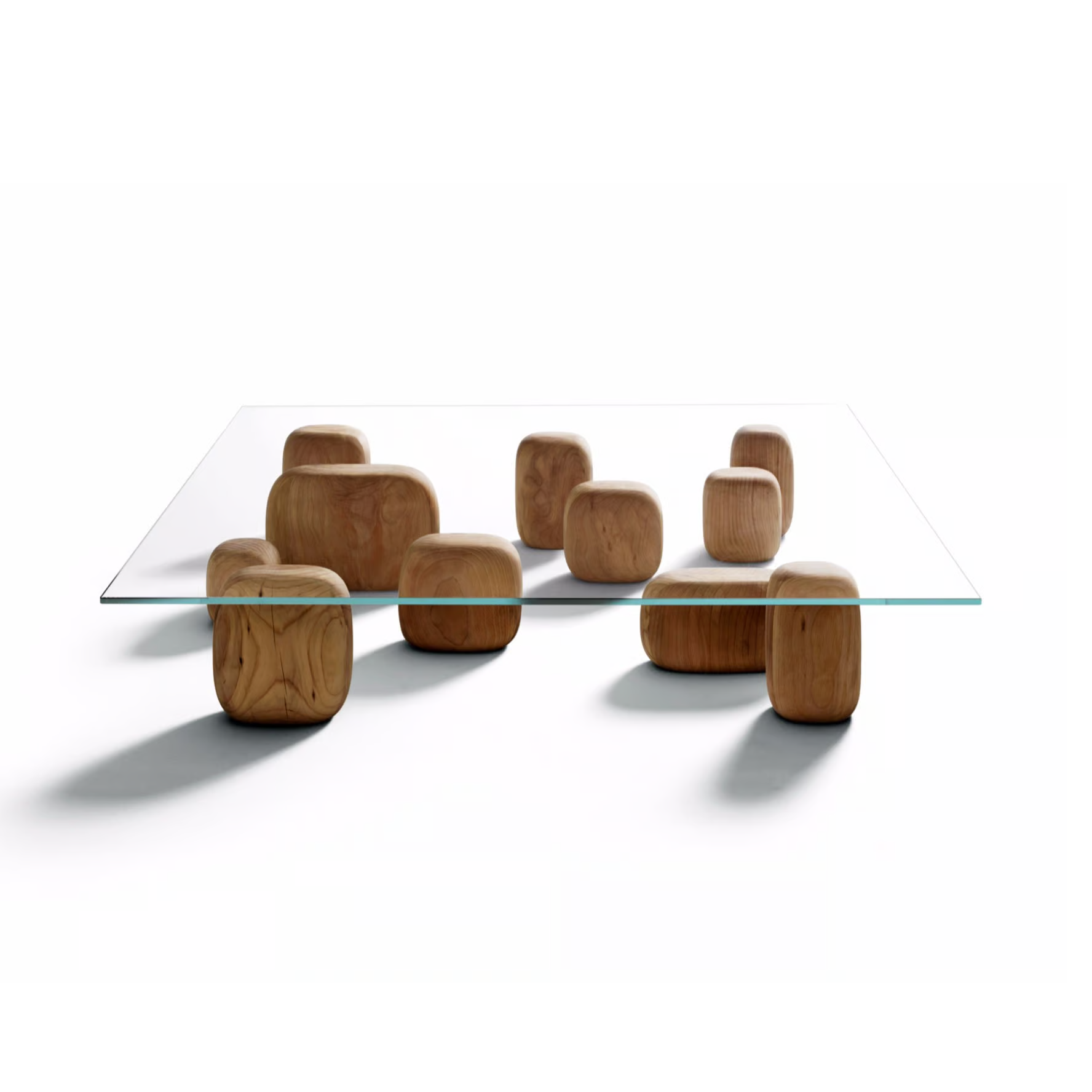 Ishi - Low Square Coffee Table by De Padova