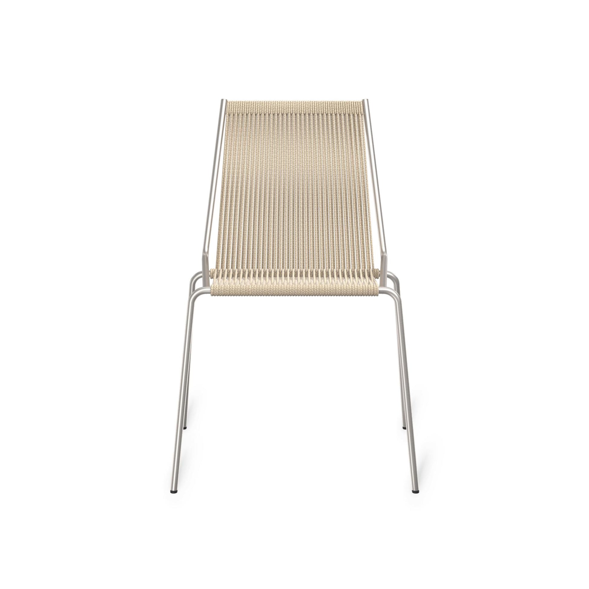 Noel Dining Chair by Thorup Copenhagen #Stainless Steel/Linen