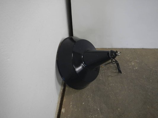 D40 Ceiling Lamp in Black Metal, 1950s-WWQ-1792995