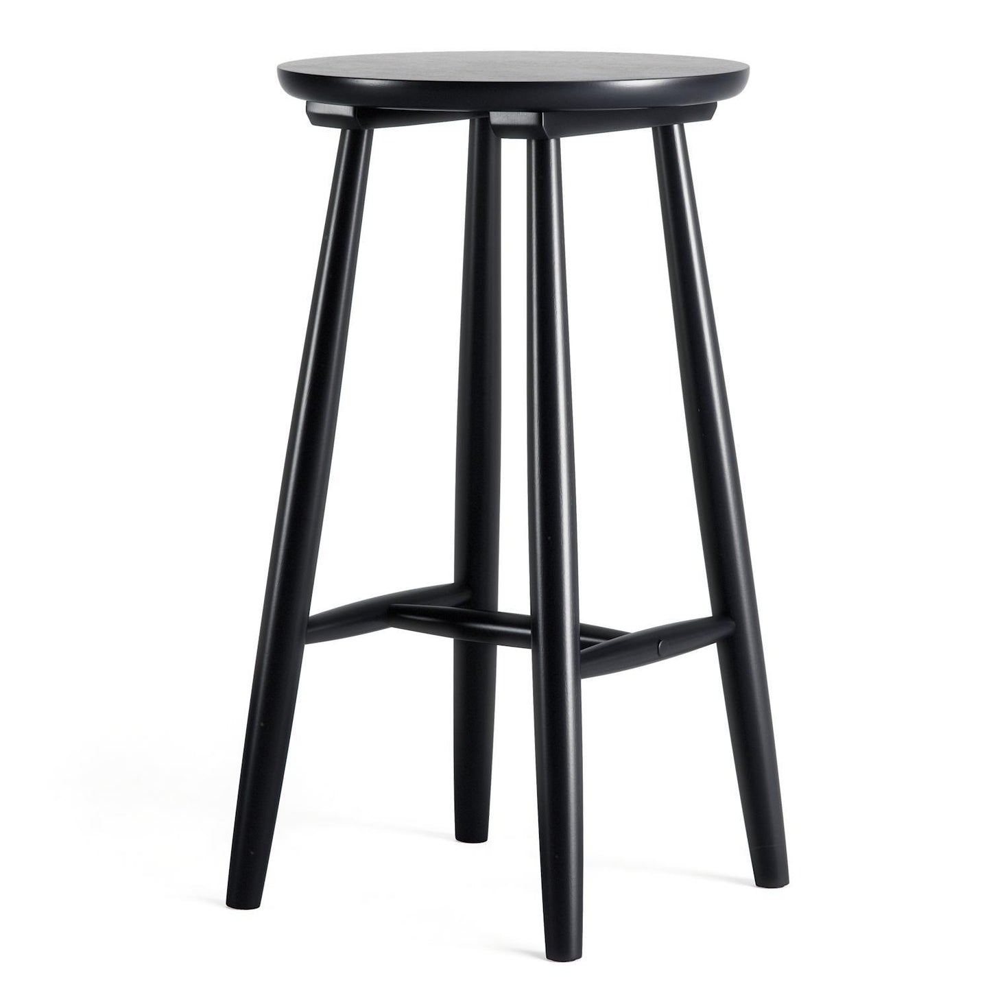 Department Wood H23 Bar Stool Black