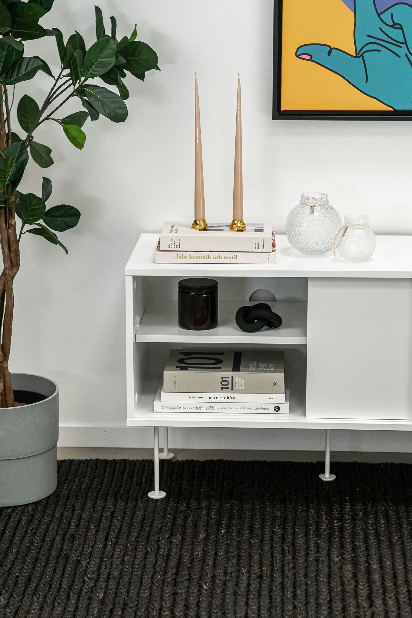 Decotique Vogue TV Bench With Legs 180 White