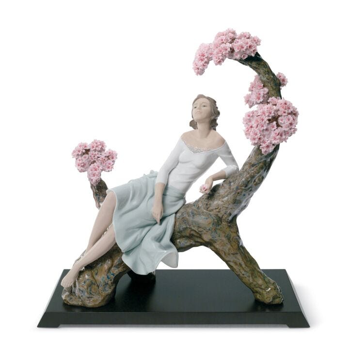 Sweet Scent of Blossoms Woman Figurine by Lladró