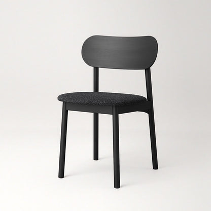Decotique Elephant Dining Chair Black/Anthracite Bouclé