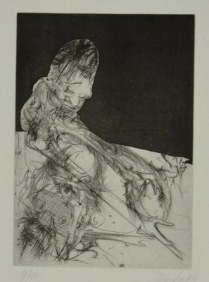 Dado (Miodrag Djuric) - Figure - Original Etching - 1980-ZCI-827006