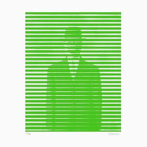 Dadodu, Green and Grey Lines, Giclée Print, 2016-ZCI-1781645