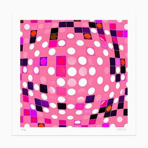 Dadodu - PInk Composition - Original Giclée Print - 2010-ZCI-834480