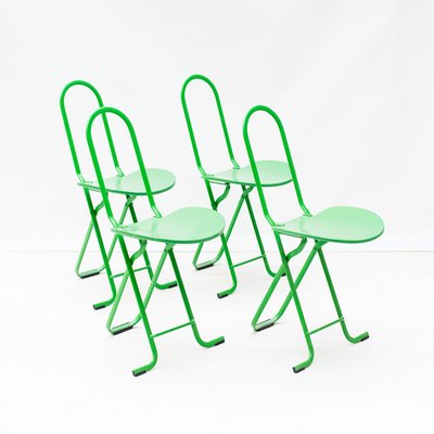 Dafne Folding Chairs by Gastone Rinaldi for Thema Italia, 1980s, Set of 4-NZV-2027606