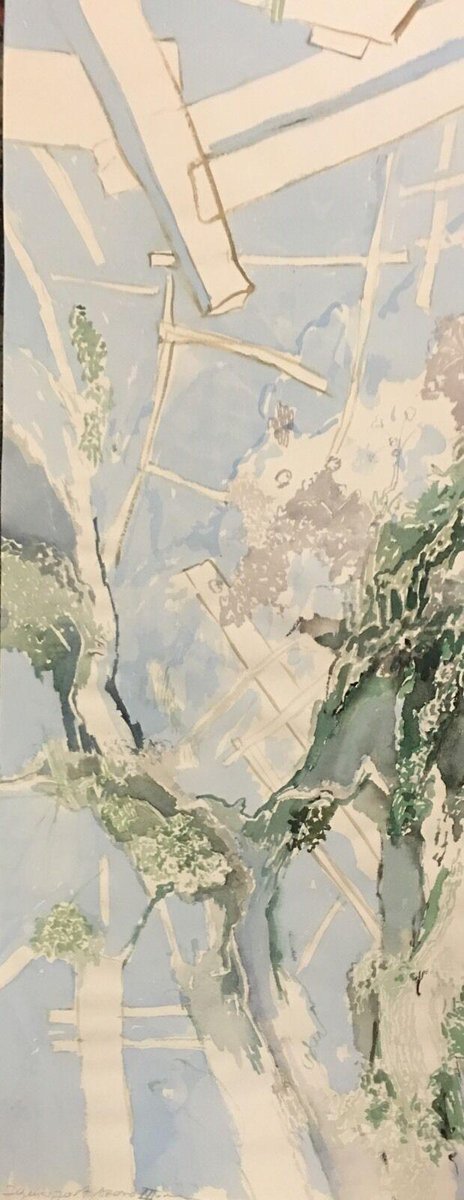 Dagmar Jost, Azuro, 1958, Watercolor