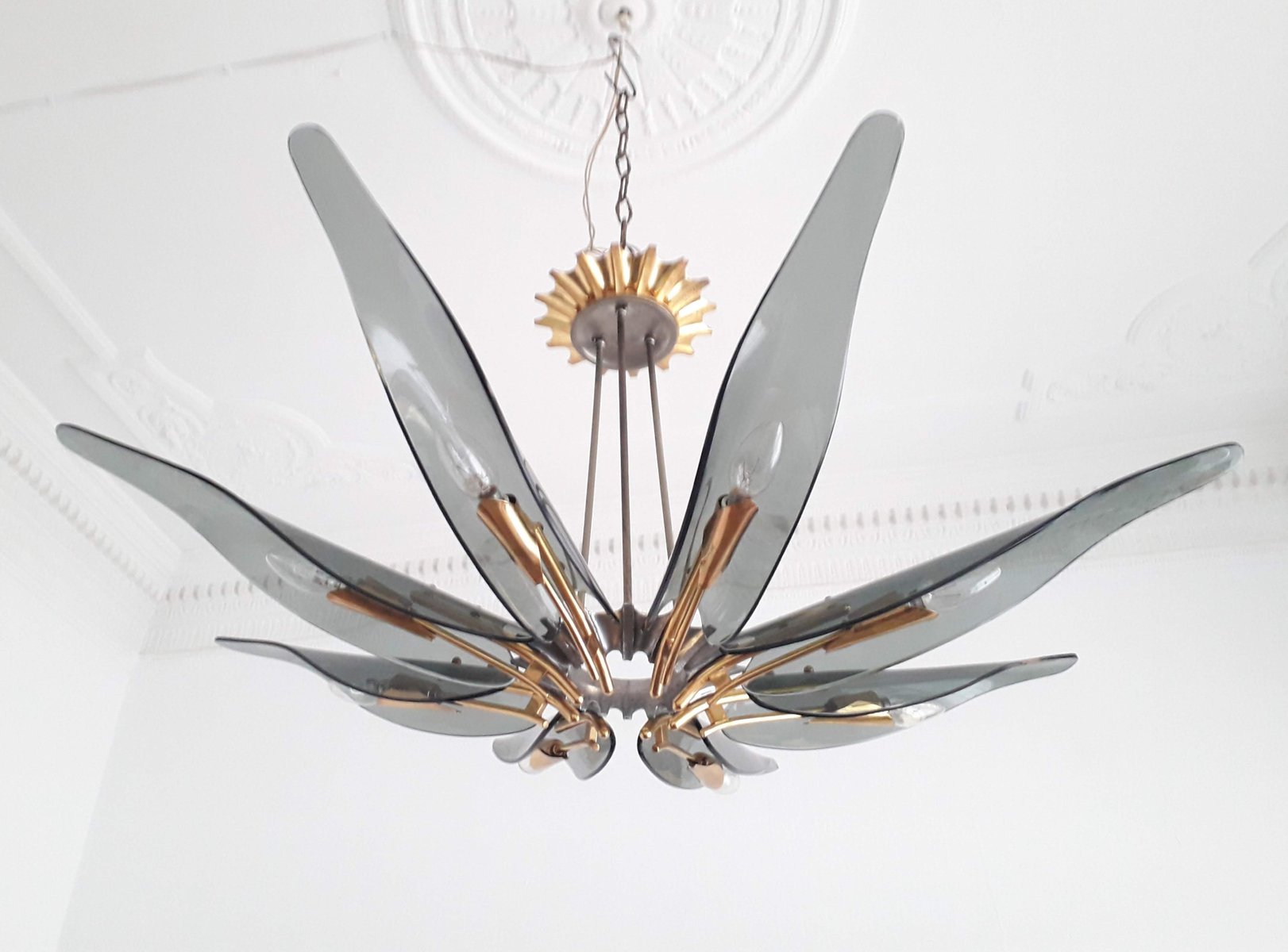 Dahlia Chandelier by Max Ingrand for Fontana Arte, 1954-XUQ-1424644