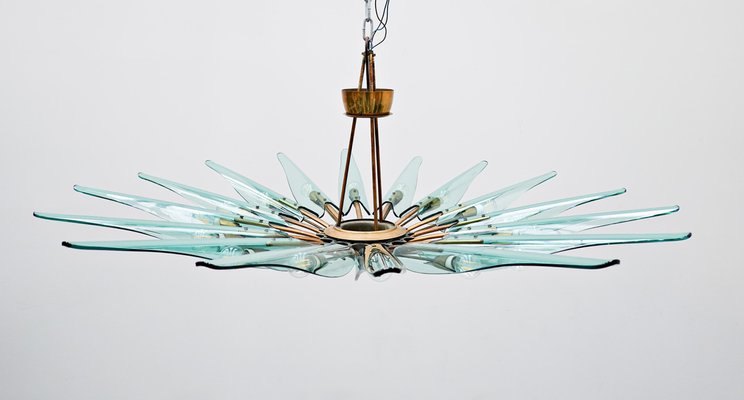 Dahlia Mod. 1563A Chandelier by Max Ingrand for Fontana Arte, Italy, 1950s-FGA-924009