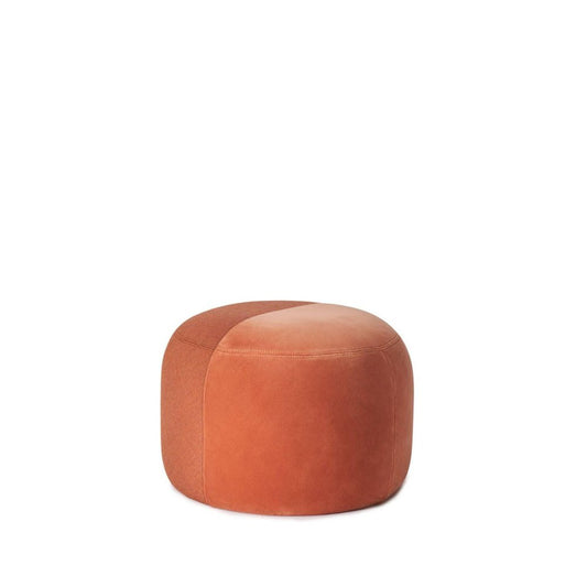 Dainty Pouf in Burnt Orange Rusty Rose by Warm Nordic