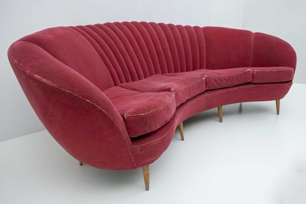 Daisy Sofa attributed to Gio Ponti for ISA Bergamo Italy, 1950s-FER-1453814