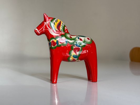 Dalarna Horse by Nils Olsson, 1970s-WZP-2040150