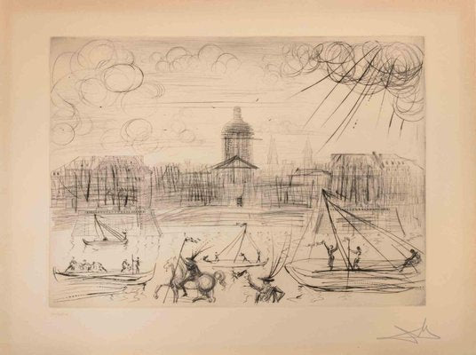 Dali, L'Académie de Paris, Etching, 1971-ZCI-2032694