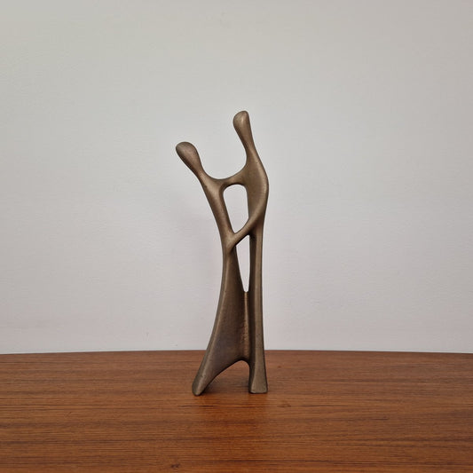 Dance Figurine in Bronze by Rudolf Petrikat, Germany, 1970s