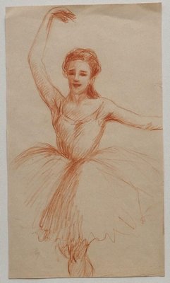 Dancer - Original Pencil Drawing on Paper - 1930 ca. 1930 ca.-ZCI-779339