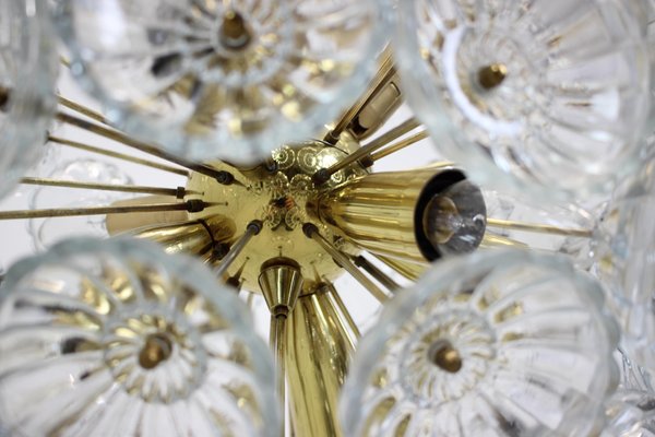 Dandelion Chandelier by Kamenický Šenov for Preciosa, 1970s-TZ-1057407