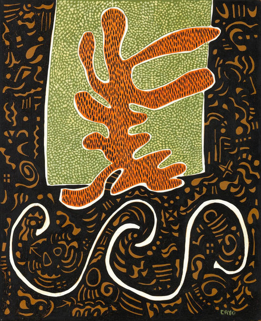 Daniel Cayo, Arabesque, 1998, Oil on Canvas