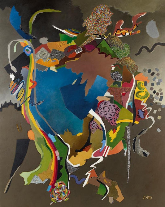 Daniel Cayo, Le Ravissement, 2013, Oil on Canvas