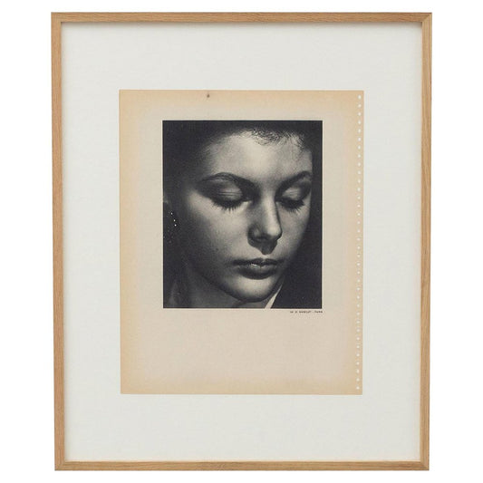 Daniel Masclet, Portrait, 1947, Photogravure, Framed