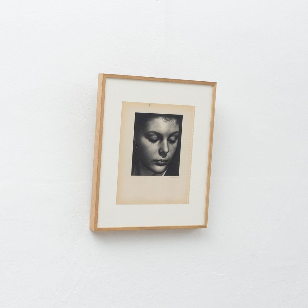 Daniel Masclet, Portrait, 1947, Photogravure, Framed