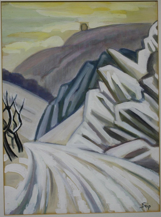 Daniel Seip, 1893 - 1985, Landscape, Mixed Media