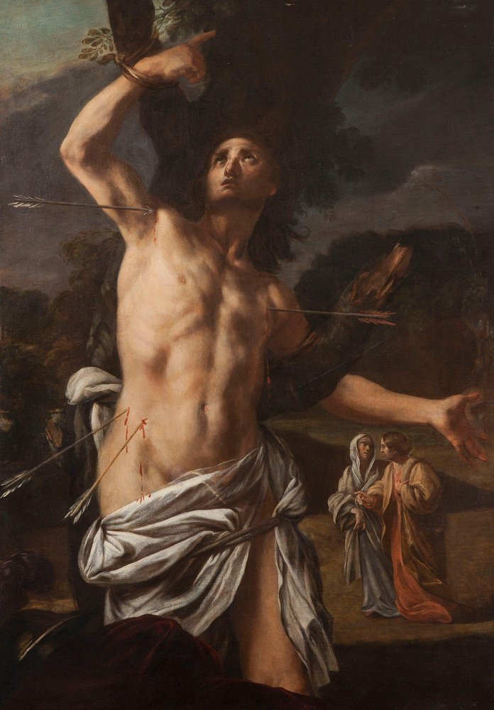 Daniel Seiter, Saint Sebastian, 17th-18th Century, Oil on Canvas