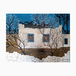 Danielle Launay, Petite Ruine au Printemps en Grece, 2022, Mixed Media-CHG-2030641