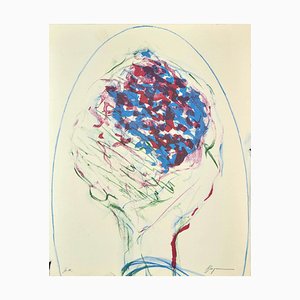 Danilo Bergamo - Bouquet - Lithograph - Mid-20th-Century-ZCI-846646