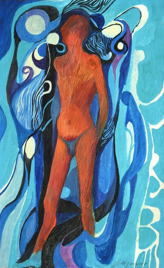 Danilo Bergamo - Figure of Woman - Mixed Media - 1970s