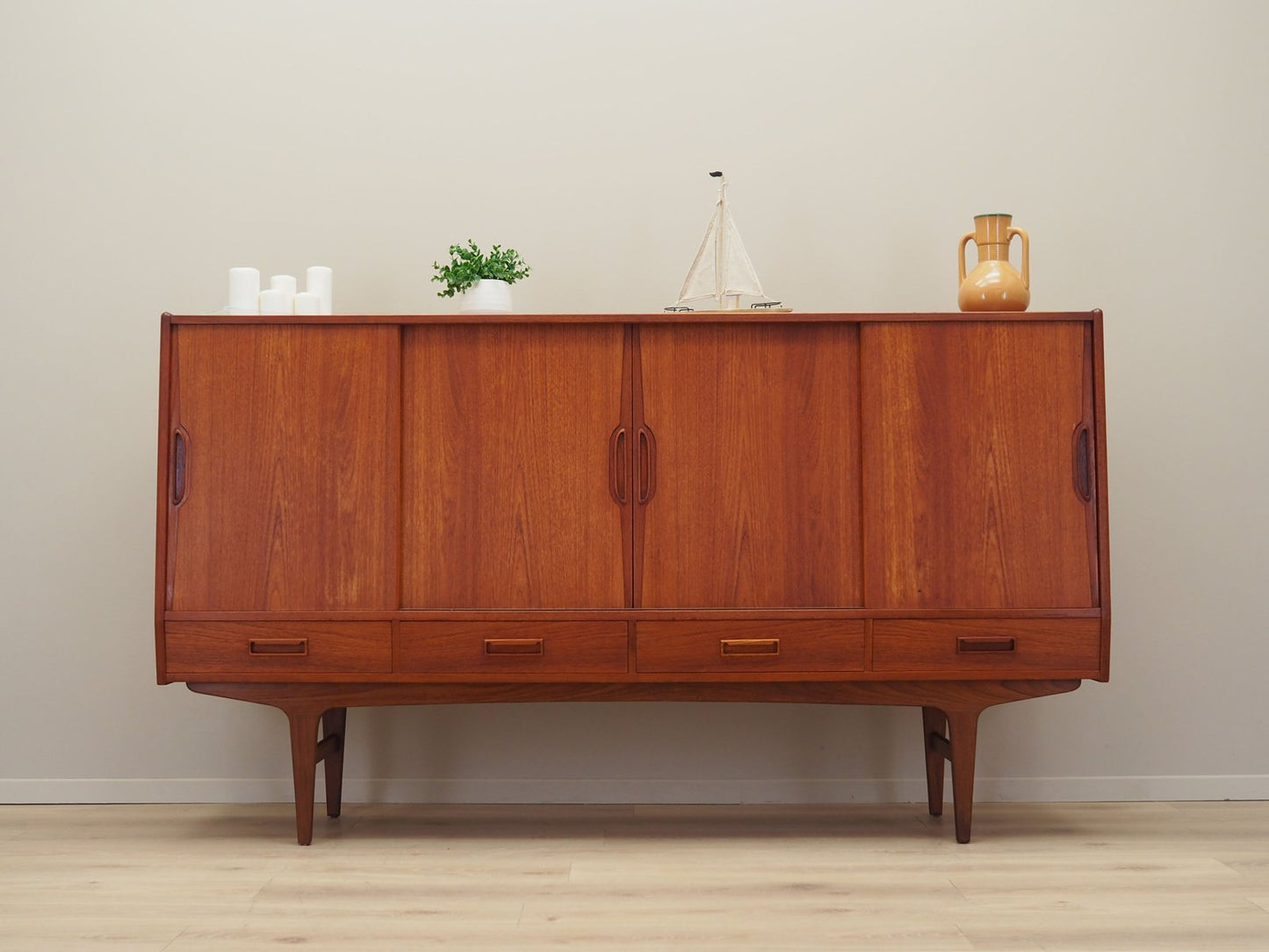 Danis Teak Highboard by Børge Seindal, 1960s