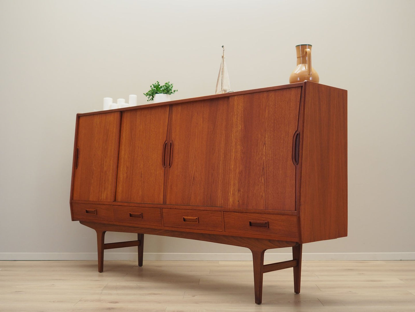 Danis Teak Highboard by Børge Seindal, 1960s