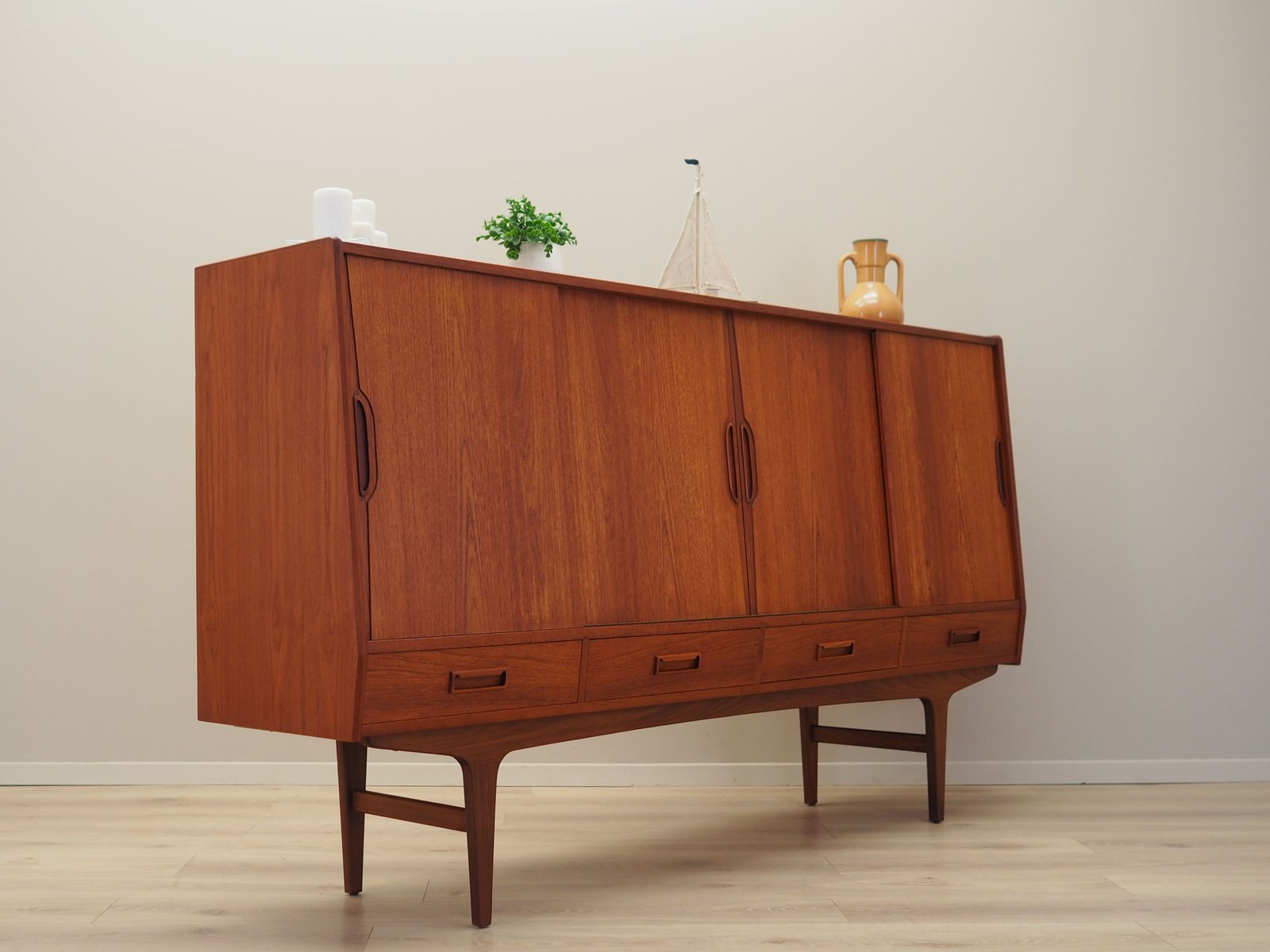 Danis Teak Highboard by Børge Seindal, 1960s