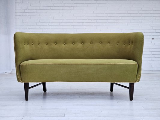 Danish 2 Seater Sofa in Oak, 1960s-TMW-1806914