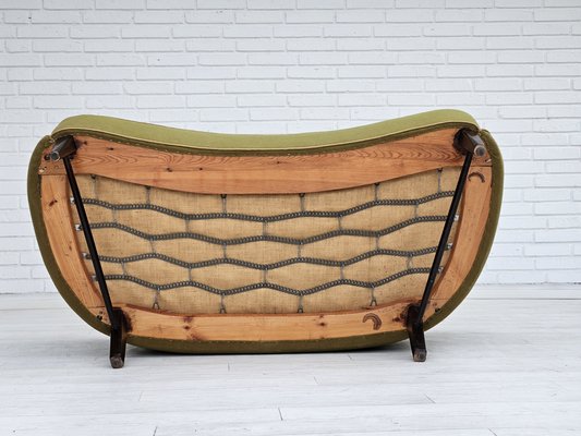 Danish 2 Seater Sofa in Oak, 1960s-TMW-1806914