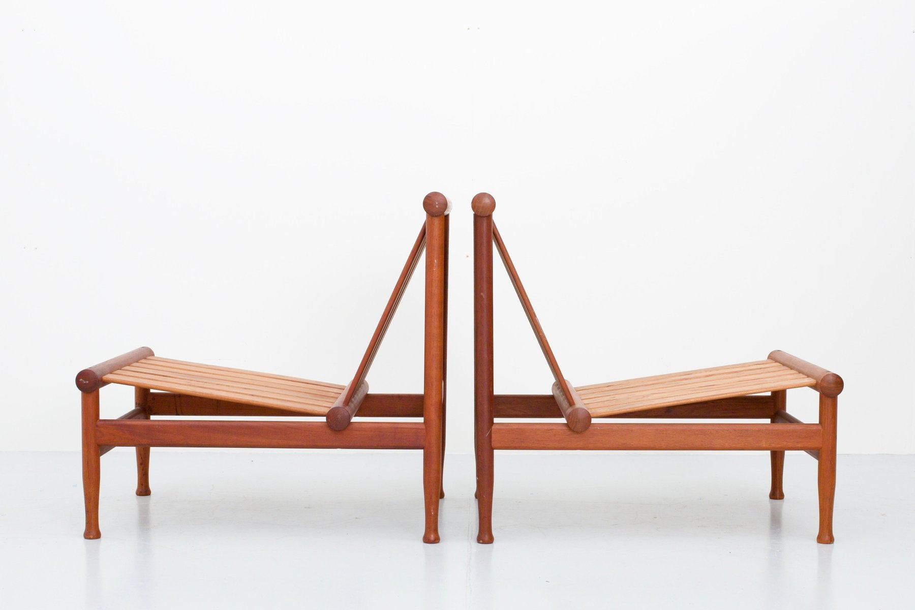 Danish 501 Lounge Chairs in Teak by Kai Lyngfeld Larsen from Søborg Møbelfabrik, 1950s, Set of 4