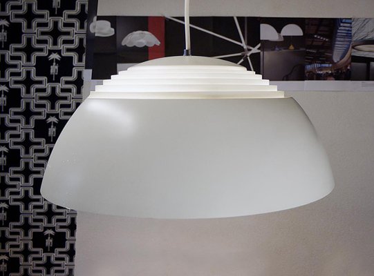 Danish AJ Royal White Pendant Lamp by Arne Jacobsen for Louis Poulsen, 1960s-DEK-1112498