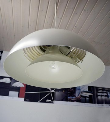 Danish AJ Royal White Pendant Lamp by Arne Jacobsen for Louis Poulsen, 1960s-DEK-1112498