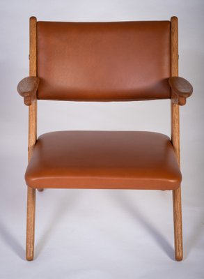 Danish Architectural Armchairs by Arne Hovmand Olsen, 1970s, Set of 2-ZGQ-1734656