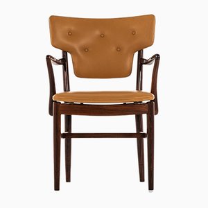 Danish Armchair by Acton Bjørn & Vilhelm Lauritzen for Willy Back, 1950s-SC-587043